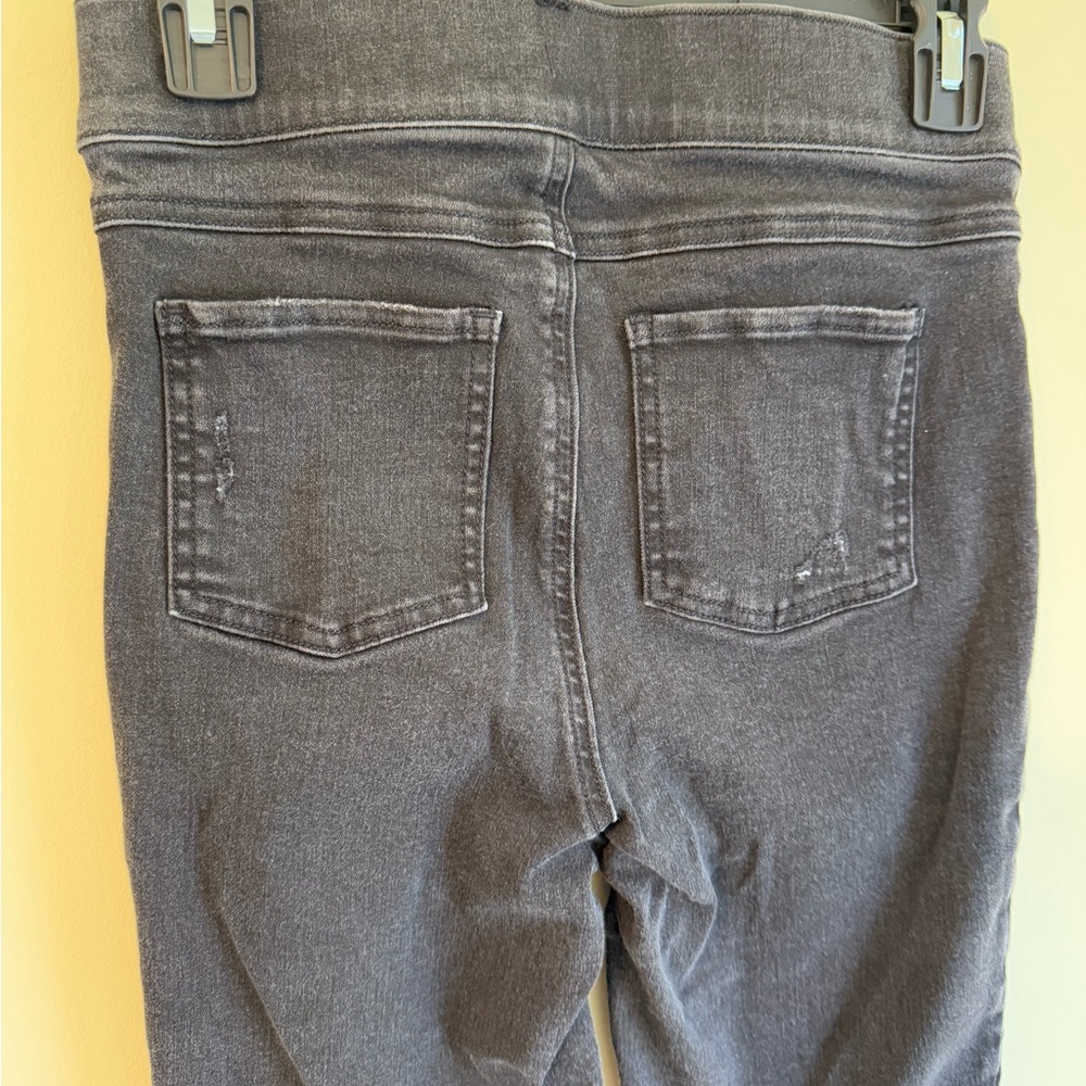 SPANX Black Distressed Skinny Jeans in Vintage Black *GOOD USED CONDITION* - Picture 8 of 11